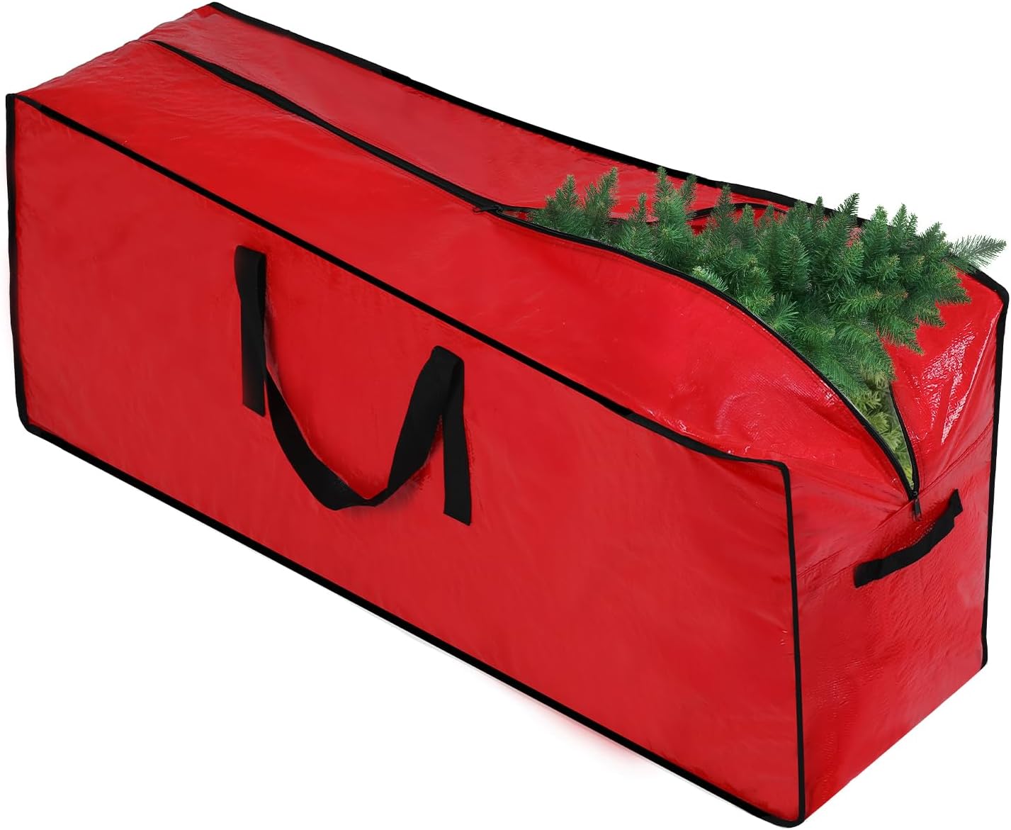 Artificial Large Christmas Tree Storage Case Bags With Handles.Fits Up To 7 Ft Artificial Trees Zippered Bag Protects Against Dust. Insects And Moisture